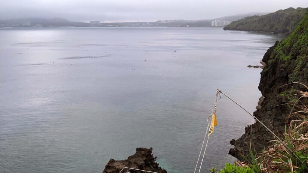 4月15日の青の洞窟周辺の海の状況